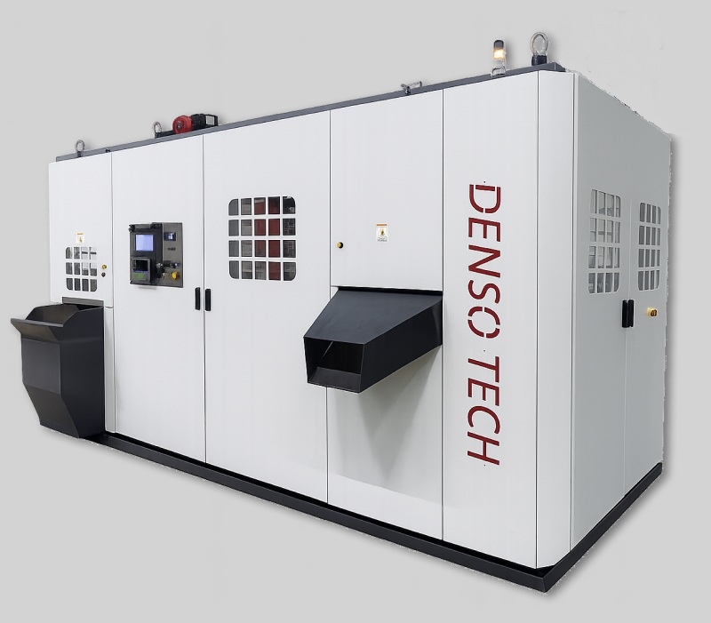 Automatic oiling and hot spin drying machine
