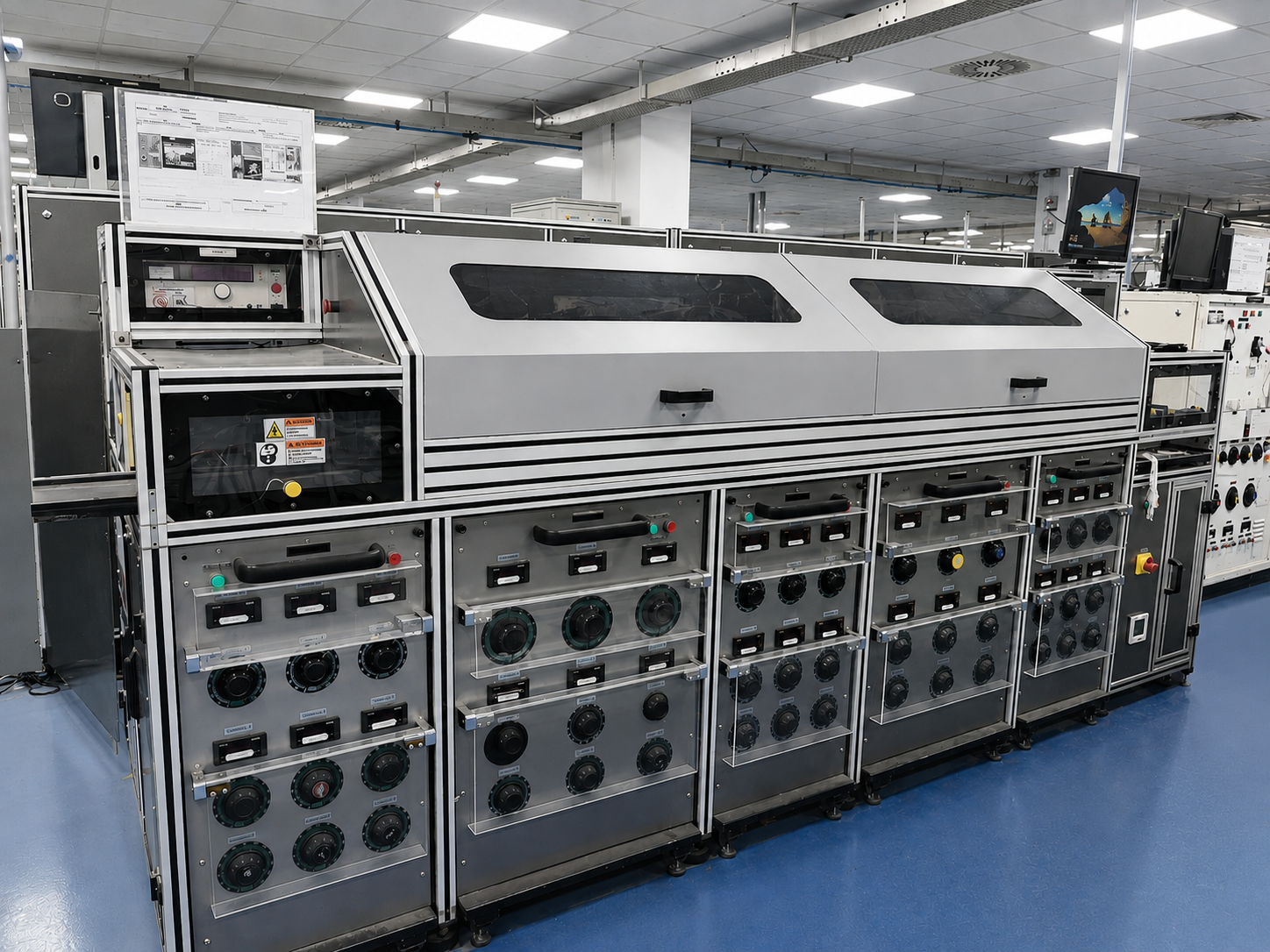 Energy meter calibration line
